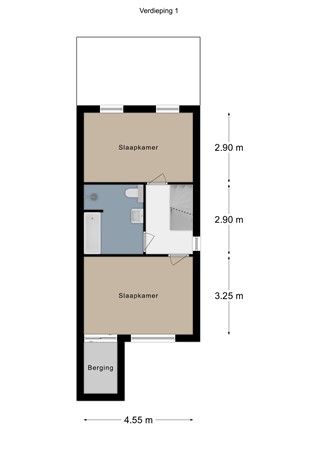 Floorplan - Dokter Schepelstraat 13, 6271 GD Gulpen